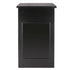 Chivari 31" x 28" Black Bar Post with HPL Top for Bar Setups and Displays BAR-POST-31-BLK-AX