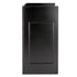 Chivari 31" x 28" Black Bar Post with HPL Top for Bar Setups and Displays BAR-POST-31-BLK-AX