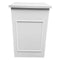 Chivari 31" x 28" White Bar Post with HPL Top for Bar Setups and Displays BAR-POST-28-WHT-AX