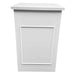 Chivari 31" x 28" White Bar Post with HPL Top for Bar Setups and Displays BAR-POST-28-WHT-AX