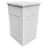 Chivari 31" x 28" White Bar Post with HPL Top for Bar Setups and Displays BAR-POST-28-WHT-AX