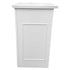 Chivari 31" x 28" White Bar Post with HPL Top for Bar Setups and Displays BAR-POST-28-WHT-AX