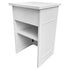 Chivari 31" x 28" White Bar Post with HPL Top for Bar Setups and Displays BAR-POST-28-WHT-AX