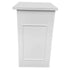 Chivari 31" x 28" White Bar Post with HPL Top for Bar Setups and Displays BAR-POST-28-WHT-AX