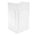 Chivari 31" x 28" White Bar Post with HPL Top for Bar Setups and Displays BAR-POST-31-WHT-AX