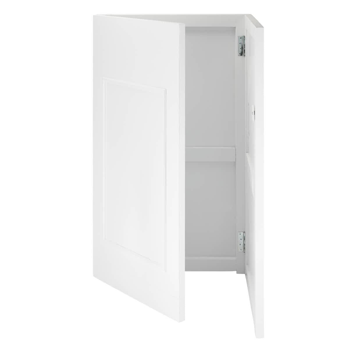 Chivari 31" x 28" White Bar Post with HPL Top for Bar Setups and Displays BAR-POST-31-WHT-AX