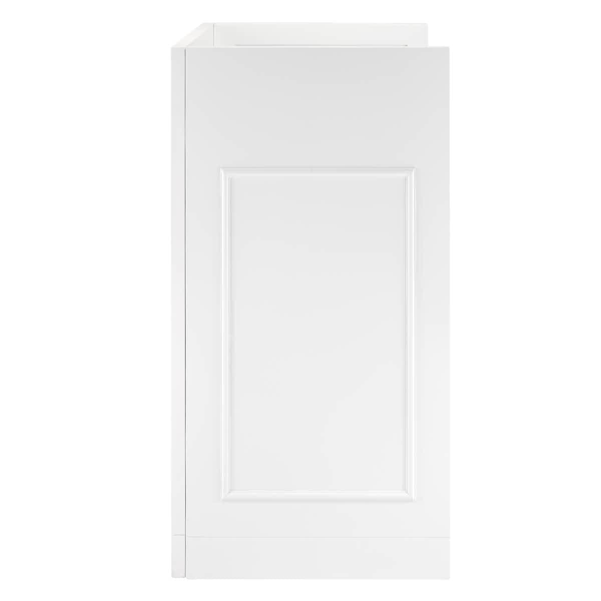 Chivari 31" x 28" White Bar Post with HPL Top for Bar Setups and Displays BAR-POST-31-WHT-AX