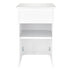 Chivari 31" x 28" White Bar Post with HPL Top for Bar Setups and Displays BAR-POST-31-WHT-AX