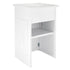 Chivari 31" x 28" White Bar Post with HPL Top for Bar Setups and Displays BAR-POST-31-WHT-AX