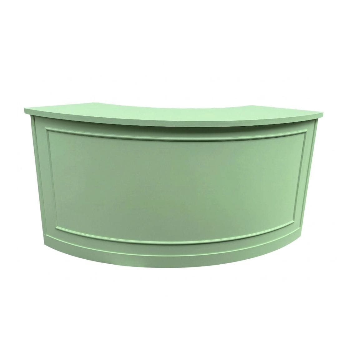 Chivari 50' Sage Green Portable Folding Bar - 11 Piece Set Single Panel Front - Long Island BAR-CFG-SG-A6-KT