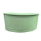 Chivari 7' Sage Green Single Panel Quarter Round Serpentine Bar with HPL Top BAR-SERP-84KT-SG-AX-T
