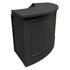 24' Black Portable Folding Bar - 5 Piece Set Single Panel Front - Mimosa