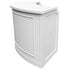 Chivari 28' White Portable Folding Bar - 4 Piece Set Single Panel Front - Manhattan BAR-CFG-WHT-B3-KT