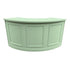 Chivari 34' Sage Green Portable Folding Bar - 7 Piece Set Three Panel Front - Margarita BAR-CFG-SG-D5-KT