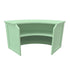 Chivari 34' Sage Green Portable Folding Bar - 7 Piece Set Three Panel Front - Margarita BAR-CFG-SG-D5-KT