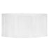 Chivari 7' White 3 Panel Quarter Round Serpentine Bar with HPL Top BAR-SERP3-84KT-WHT-AX-T