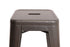 Chivari Hammered Gray Tolix Style Metal Stool BTMCH-AX-T