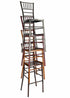 Chivari White Resin Steel Skeleton™ Chiavari Barstool BCRW-ST-AX-T
