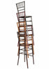 Silver Resin Steel Skeleton™ Chiavari Barstool