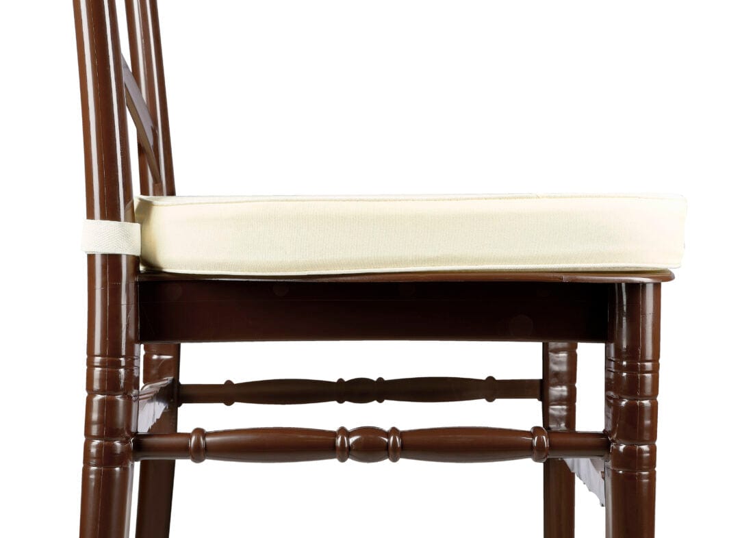Chivari Brown BasicResin™ Cross Back Chair CXPBR-v22-SG-T