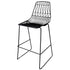Chivari Black 30" Benton Wire Bar Stool Stainless Steel Frame, Commercial Seating for Event Venues BBMB-WR-AX