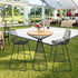 Chivari 20' x 20' White Portable Dance Floor with Black Edge Trim DF-20X20-WHTB-KT