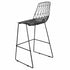 Chivari Black 30" Benton Wire Bar Stool Steel Frame BBMB-WR-AX