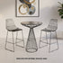 Chivari Black 30" Benton Wire Bar Stool Steel Frame BBMB-WR-AX