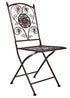 Chivari Barcelona Bistro Set in Bronze includes 28" Table and 4 Chairs BBMBR-KT-AX