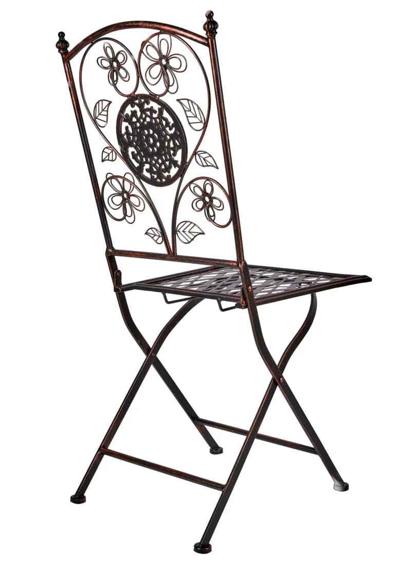 Chivari Barcelona Bistro Set in Bronze includes 28