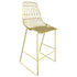 Chivari Gold 30" Benton Wire Bar Stool Stainless Steel Frame, Elegant Seating for Weddings & Events BBMG-WR-AX