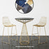 Gold 30" Benton Wire Bar Stool Steel Frame