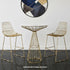 Gold 30" Benton Wire Bar Stool Steel Frame