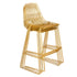 Chivari Gold 30" Benton Wire Bar Stool Steel Frame BBMG-WR-AX