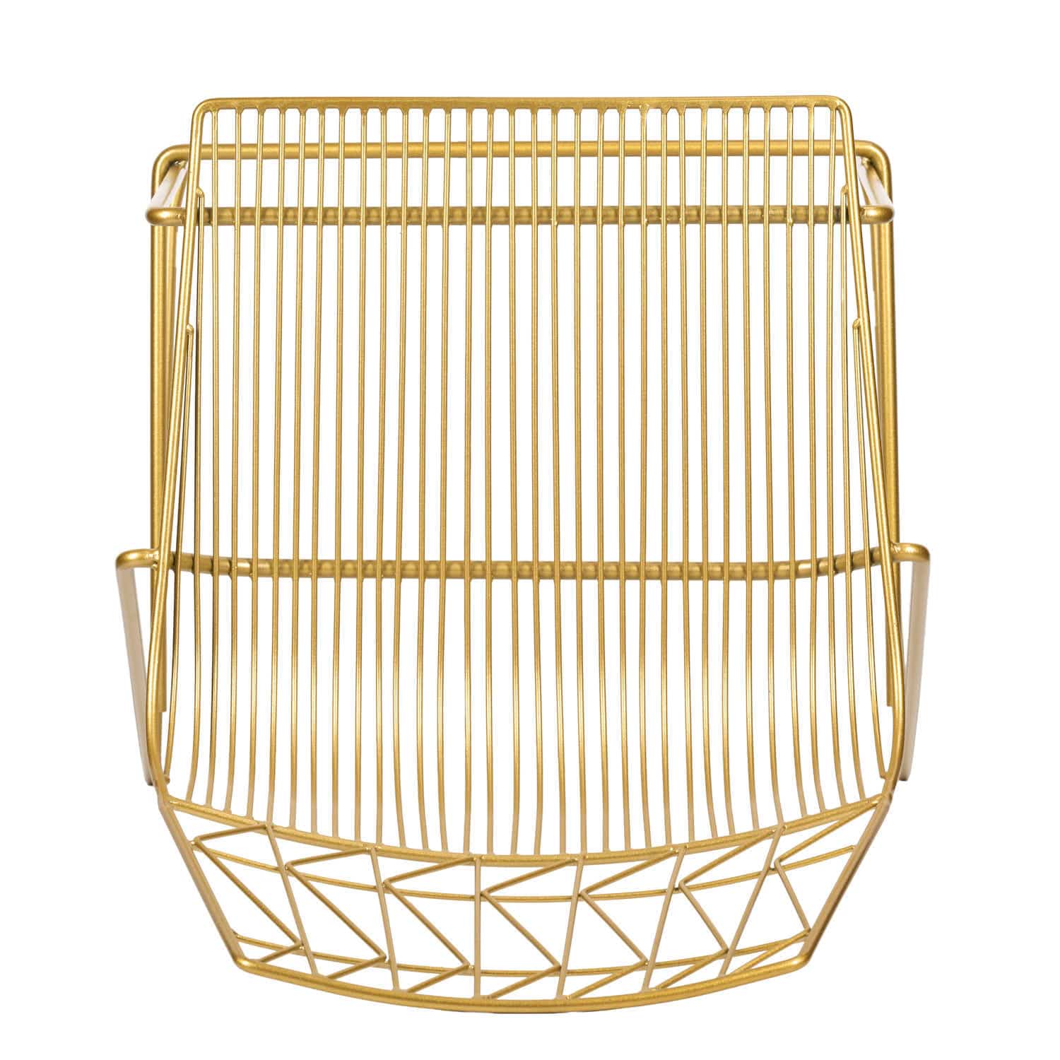 Chivari Gold 30" Benton Wire Bar Stool Steel Frame BBMG-WR-AX