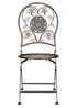 Chivari Barcelona Bistro Set in Bronze includes 28" Table and 4 Round Chairs BBMRBR-KT-AX