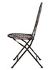 Chivari Barcelona Bistro Set in Bronze includes 28" Table and 4 Round Chairs BBMRBR-KT-AX