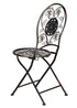 Chivari Barcelona Bistro Set in Bronze includes 28" Table and 4 Round Chairs BBMRBR-KT-AX