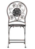 Chivari Barcelona Bistro Set in Bronze includes 28" Table and 4 Round Chairs BBMRBR-KT-AX