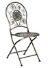 Chivari Barcelona Bistro Set in Vintage Copper includes 28" Table and 4 Round Chairs BBMRC-KT-AX