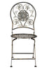 Chivari Barcelona Bistro Set in Vintage Copper includes 28" Table and 4 Round Chairs BBMRC-KT-AX