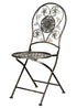 Chivari Barcelona Bistro Set in Vintage Copper includes 28" Table and 4 Round Chairs BBMRC-KT-AX