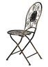Chivari Barcelona Bistro Set in Vintage Copper includes 28" Table and 4 Round Chairs BBMRC-KT-AX