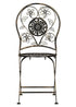 Chivari Barcelona Bistro Set in Vintage Copper includes 28" Table and 4 Round Chairs BBMRC-KT-AX