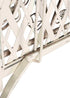 Chivari Barcelona Bistro Set in Antique White includes 28" Table and 4 Chairs BBMW-KT-AX