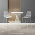 Chivari White 30" Benton Wire Bar Stool Steel Frame BBMW-WR-AX