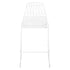 Chivari White 30" Benton Wire Bar Stool Steel Frame BBMW-WR-AX
