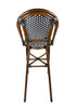 Toulouse Black and White French Bistro Barstool BBPBLA-AX-T