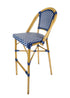 Toulouse Blue and White French Bistro Barstool BBPBLU-AX-T