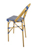 Toulouse Blue and White French Bistro Barstool BBPBLU-AX-T